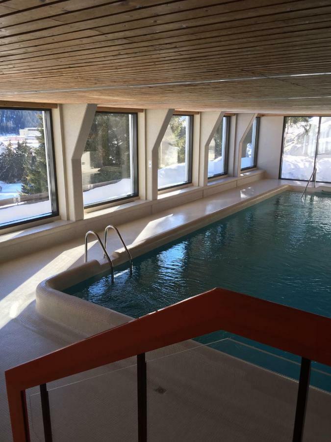 Spectacular View & Central Location In Davos Buitenkant foto